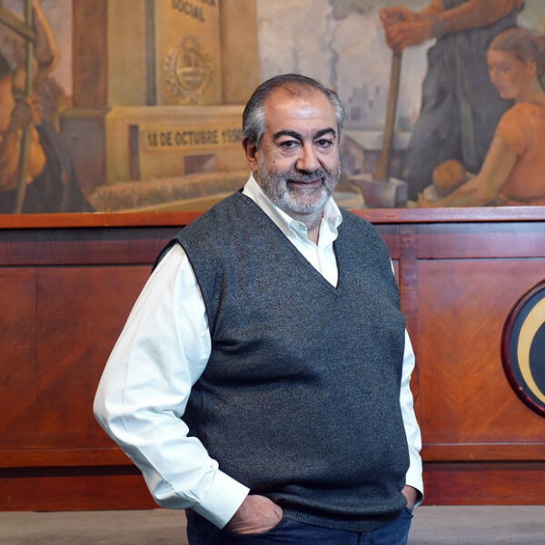Guillermo Francos recibió a Héctor Daer en Casa Rosada